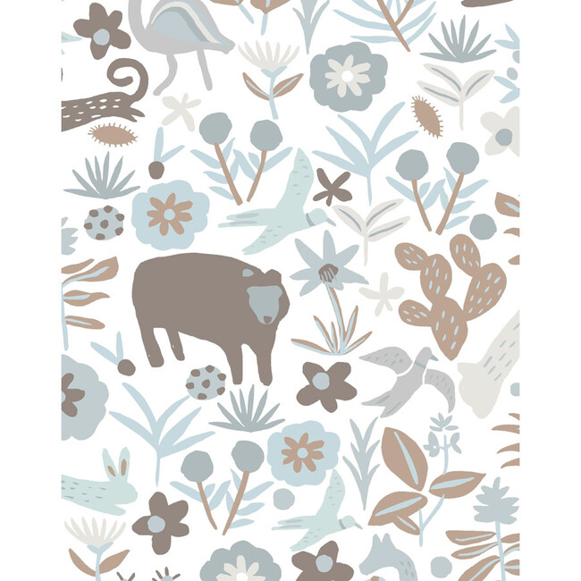 Tea Collection Menagerie Removable Wallpaper, Neutral - Wallpaper - 3