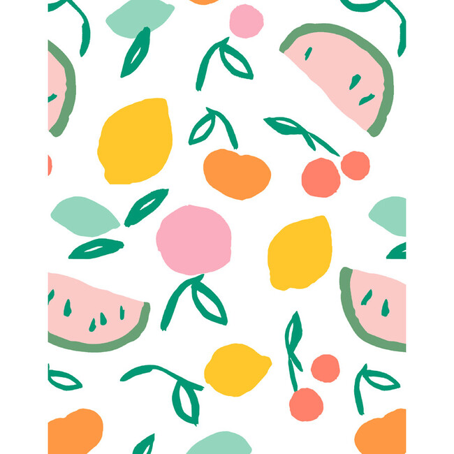 Tea Collection Island Fruits Removable Wallpaper, Melon Green - Wallpaper - 3