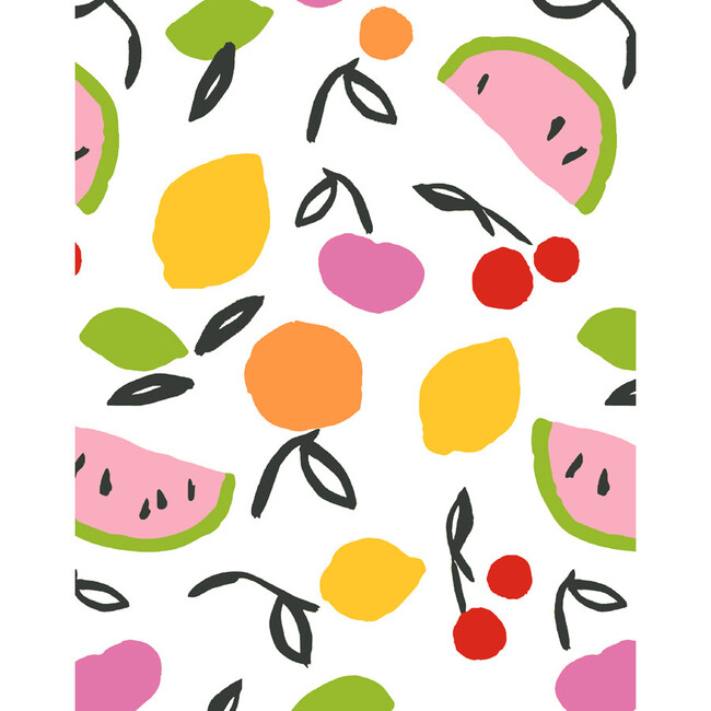 Tea Collection Island Fruits Removable Wallpaper, Raspberry Lime - Wallpaper - 3