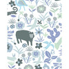 Tea Collection Menagerie Traditional Wallpaper, Grey - Wallpaper - 3