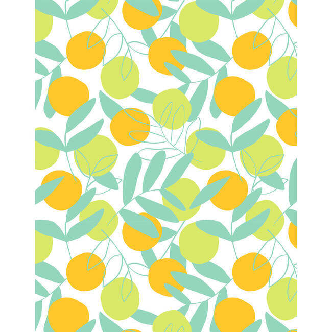 Tea Collection Citrus Removable Wallpaper, Caribbean