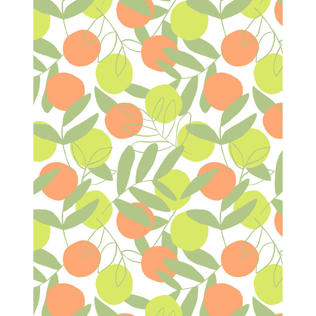 Tea Collection Citrus Removable Wallpaper, Citrine