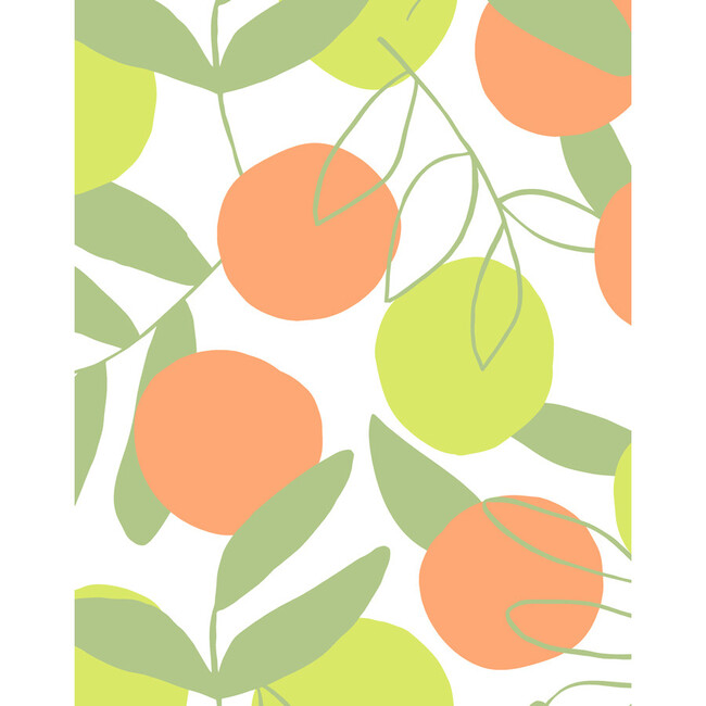 Tea Collection Citrus Traditional Wallpaper, Citrine - Wallpaper - 3