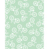 Tea Collection Bicycle Removable Wallpaper, Aventurine - Wallpaper - 1 - thumbnail