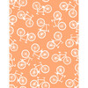 Tea Collection Bicycle Removable Wallpaper, Creamsicle - Wallpaper - 1 - thumbnail