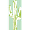 Tea Collection Cactus Traditional Wallpaper, Aventurine - Wallpaper - 3