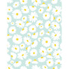 Pop Daisy Removable Wallpaper, Seafoam - Wallpaper - 1 - thumbnail