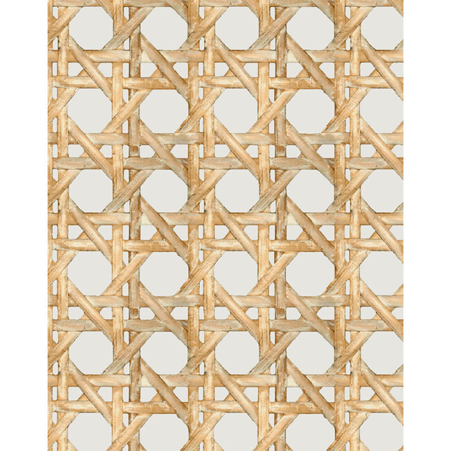 Caning Removable Wallpaper, Sand - Wallpaper - 3