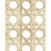 Large Caning Removable Wallpaper, Sesame - Wallpaper - 3