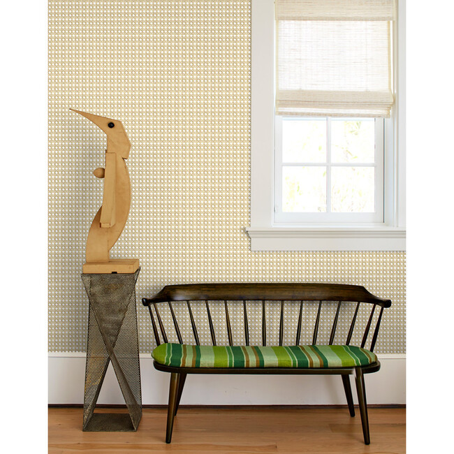 Caning Traditional Wallpaper, Sesame - Wallpaper - 2