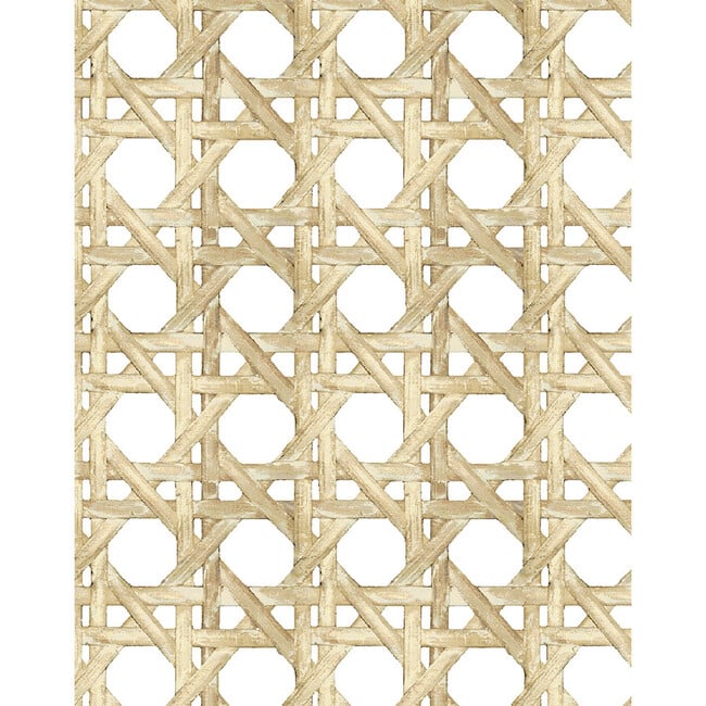 Caning Removable Wallpaper, Sesame - Wallpaper - 3