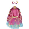 Super-Duper Tutu, Cape and Mask, Pink/Gold - Costumes - 2 - thumbnail