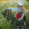 Ultimate Dragon Knight Cape & Mask, Blue Metallic Size 5-6 - Costumes - 3