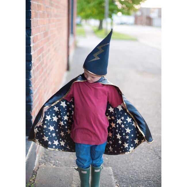 Reversible Wizard Cape & Hat - Costumes - 3