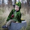 Dragon Toddler Cape, Green/Metallic Size 3-4 - Costumes - 2 - thumbnail