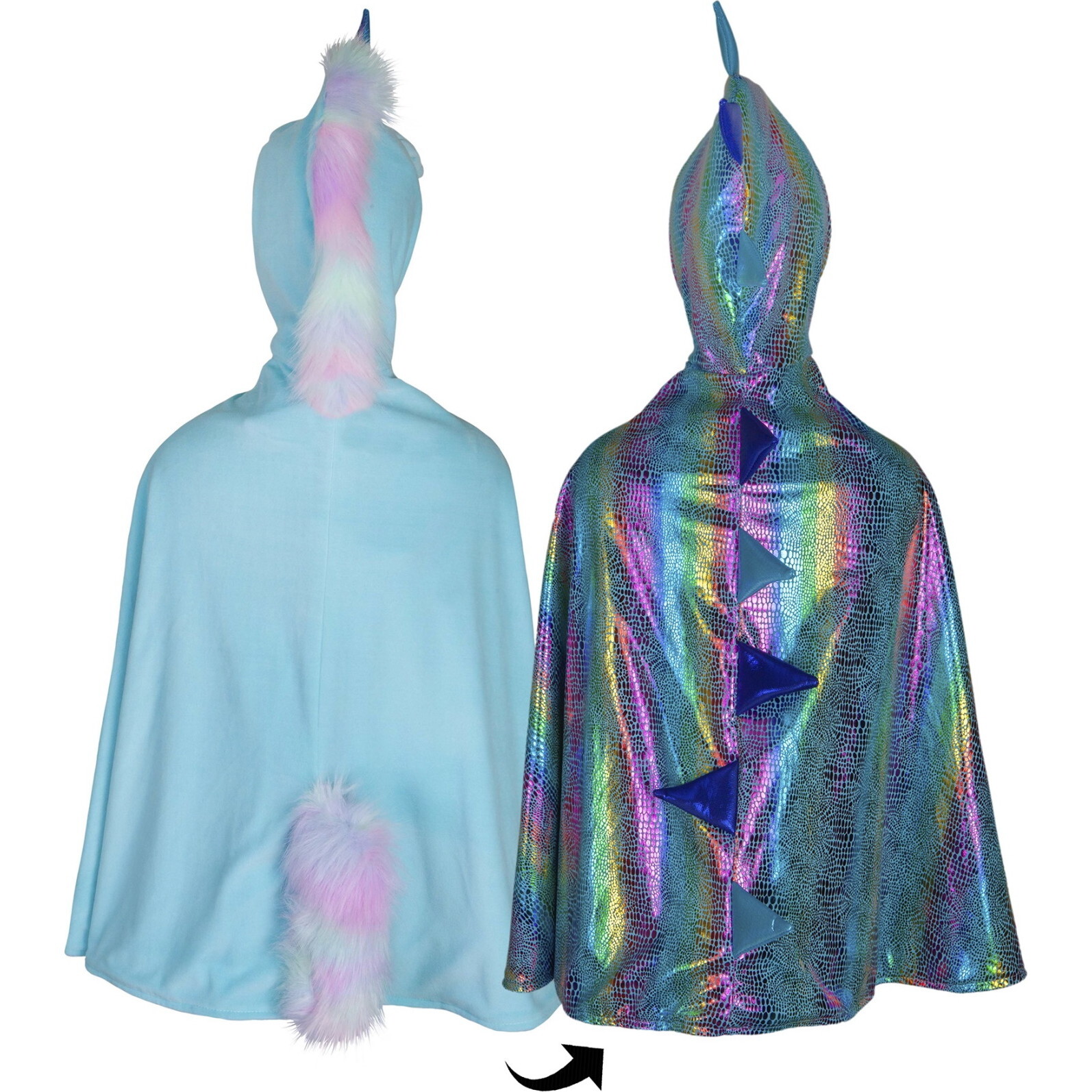 Reversible Unicorn/Dragon Cape - Costumes - 1
