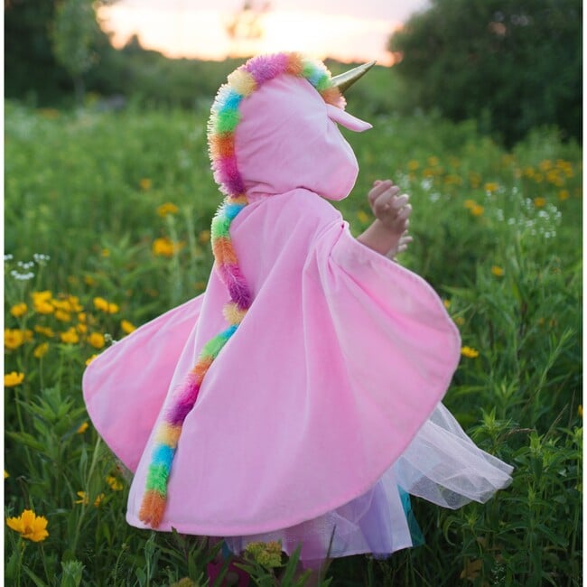 Unicorn Cape, Pink/Gold - Costumes - 5