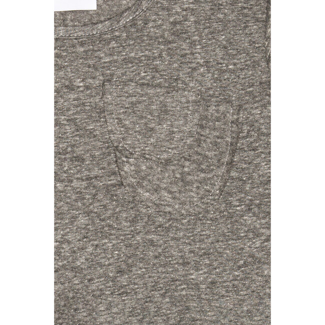 Double Pocket Tee, Grey - Tees - 3