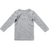 The Everyday Baby Top, Gray Melange - Shirts - 1 - thumbnail