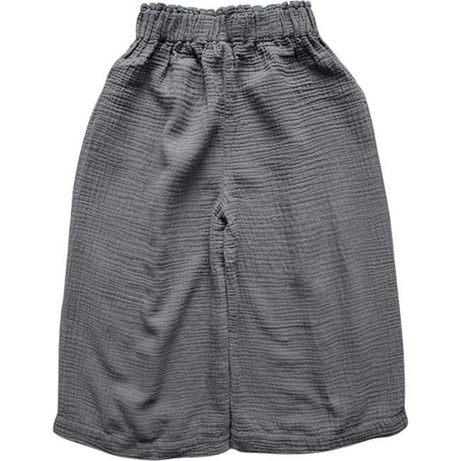 The Baby Muslin Culotte, Lead Gray