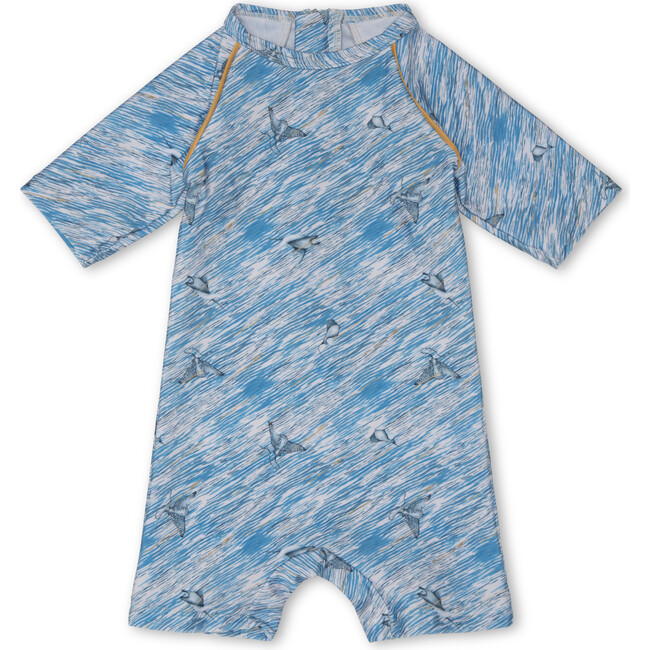 Goldie One Piece Swimsuit, Slate Blue - One Pieces - 1