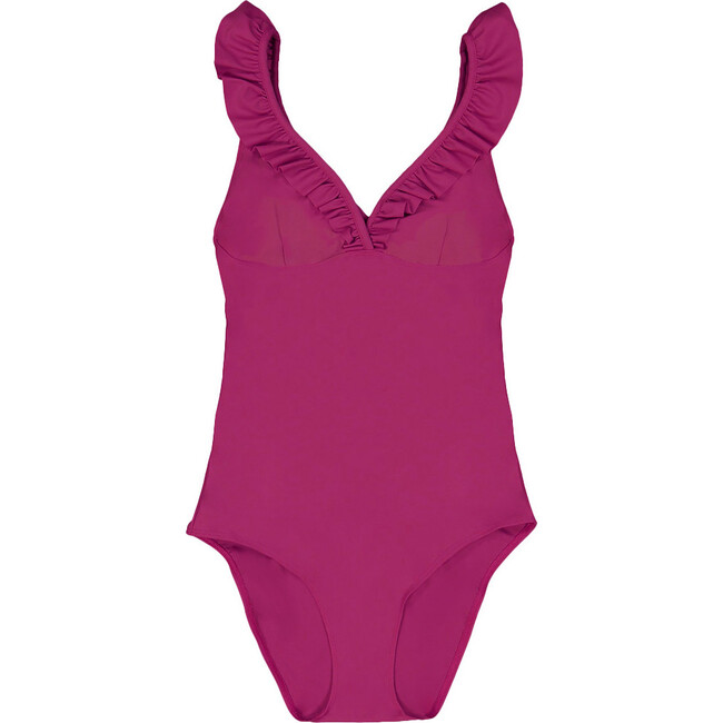 Alana Swimsuit, Plum - One Pieces - 1