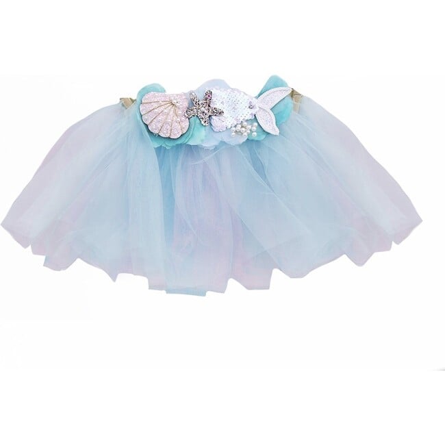 Mermalicious Tutu & Headband Deluxe Bundle - Costumes - 3