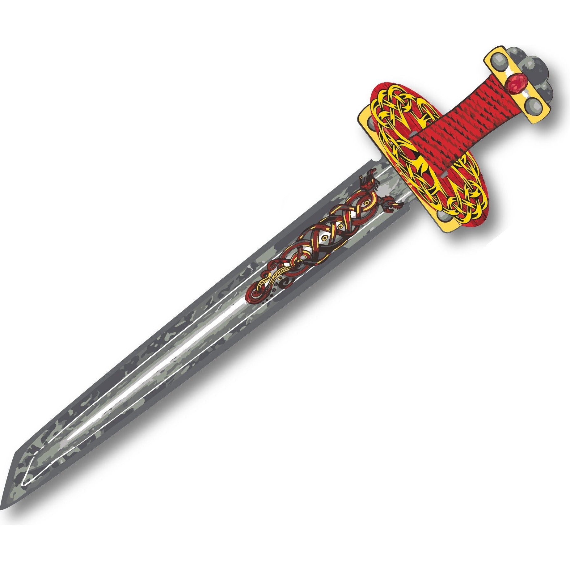 Great Pretenders Costume - Sword - Red » Quick Shipping