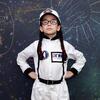 Astronaut Set with Jumpsuit, Hat & ID Badge - Costumes - 2