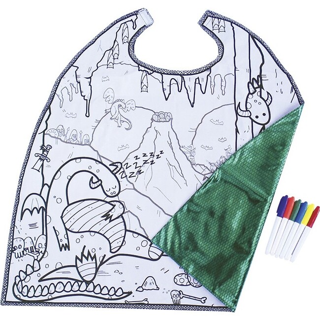 Color-a-Cape, Reversible Dragon - Arts & Crafts - 1