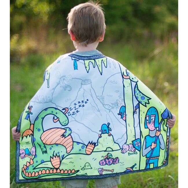 Color-a-Cape, Reversible Dragon - Arts & Crafts - 2