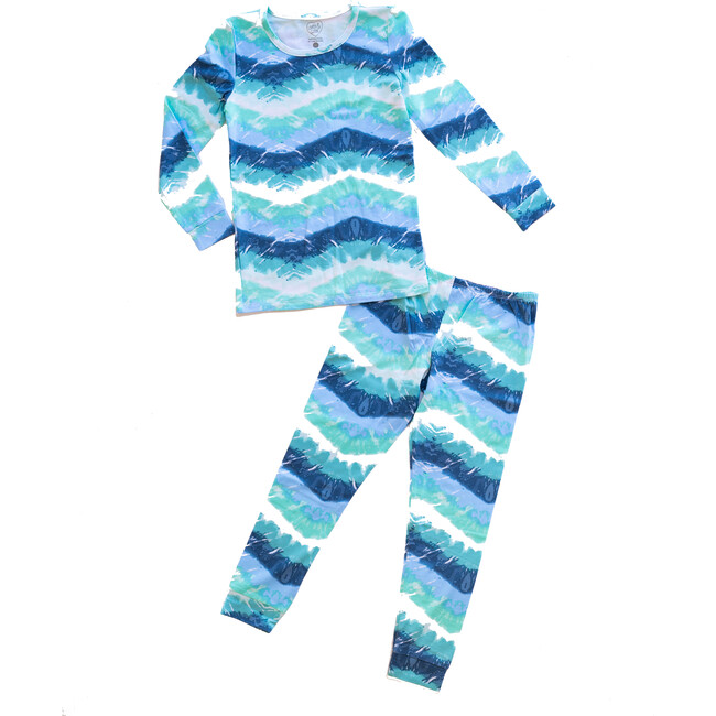 Tidal Wave PJ, Blue - Pajamas - 1