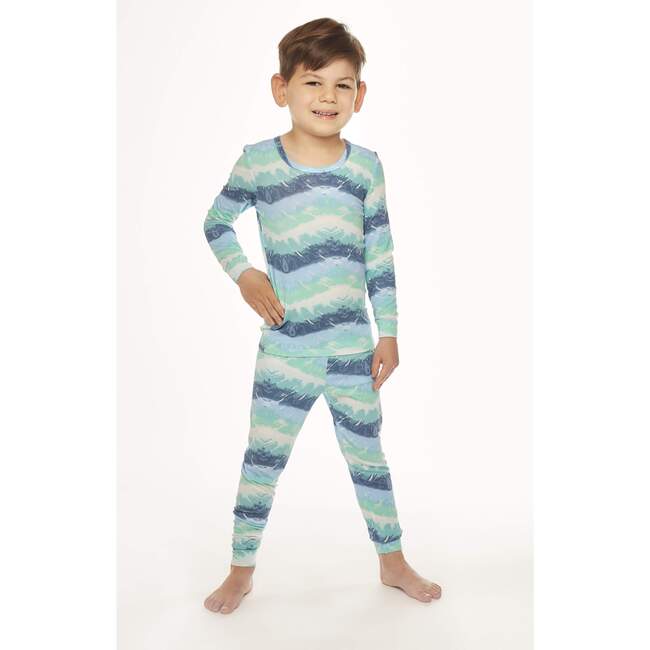 Tidal Wave PJ, Blue - Pajamas - 3