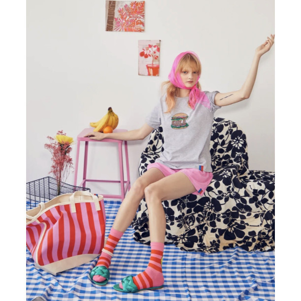 Women's Modern Burger, Heather Grey