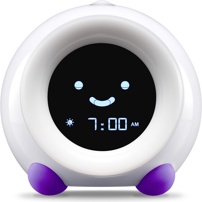 Mella Ready to Rise Children's Sleep Trainer Alarm Clock, Bright Purple