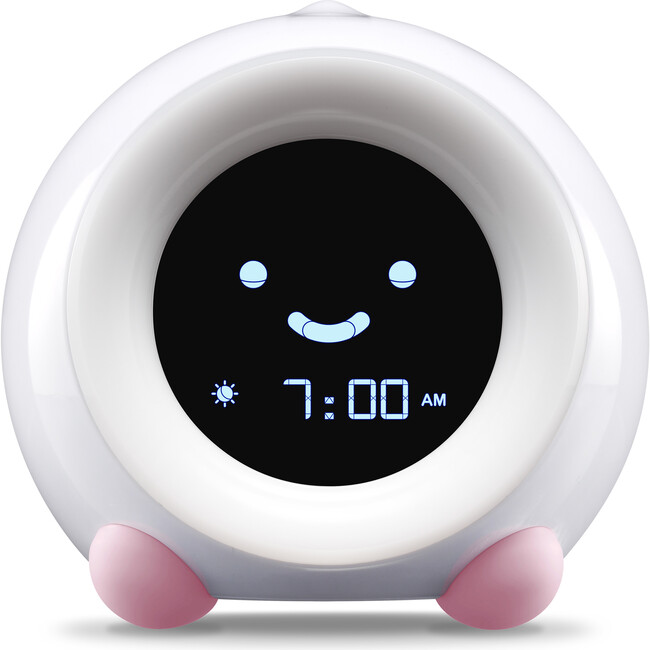 Mella Ready to Rise Children's Sleep Trainer Alarm Clock, Blush Pink - Lighting - 1