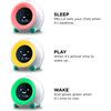 Mella Ready to Rise Children's Sleep Trainer Alarm Clock, Tropical Teal - Lighting - 3 - thumbnail