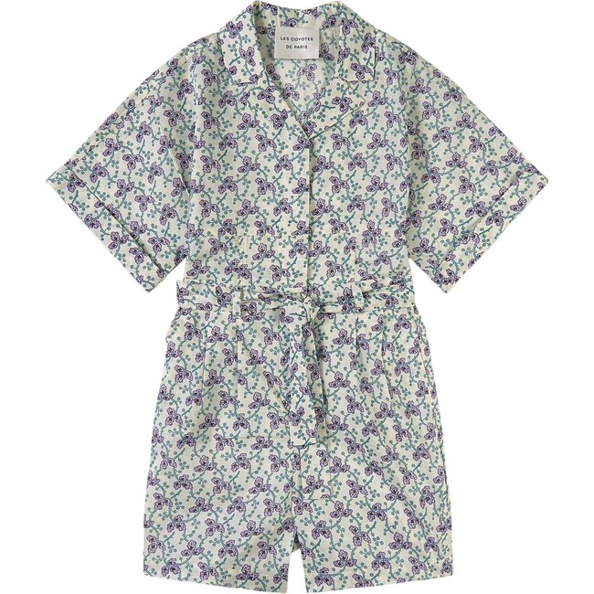 Frankie Jumpsuit, Purple Floral