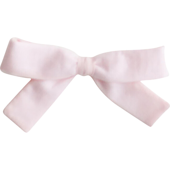 Small Bow Clip, Pink - Hair Accessories - 1