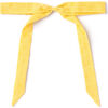 Ribbon Bow, Mustard Swiss Dot - Hair Accessories - 1 - thumbnail