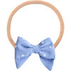 Pastel Blue Dot Baby Headband - Hair Accessories - 1 - thumbnail
