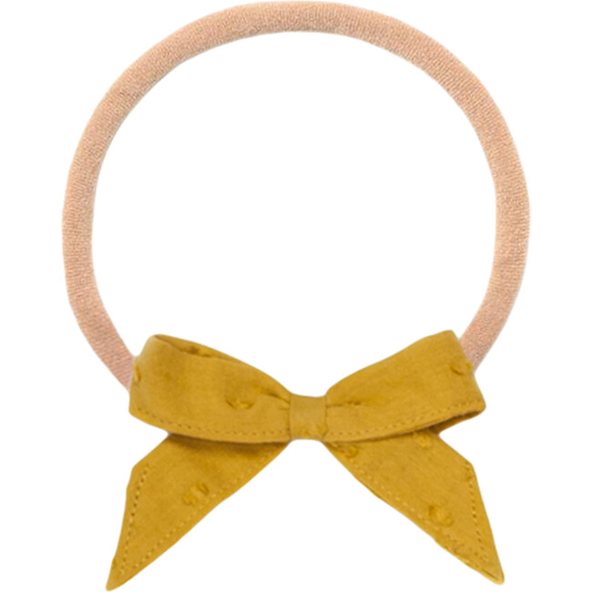Mustard Dot Baby Headband