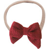 Bow Headband, Garnet - Hair Accessories - 1 - thumbnail