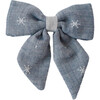 Big Sailor Bow, Chambray Stars - Hair Accessories - 1 - thumbnail