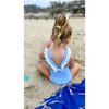 Ayla Rulffe One Piece, Royal Blue Stripe - One Pieces - 2