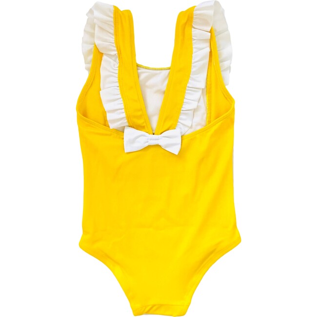 Ayla Ruffle One Piece, Lemon - One Pieces - 1