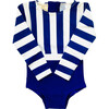 Capri Bowtie Rashguard, Navy - Rash Guards - 1 - thumbnail