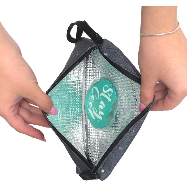 On-The-Go Insulated Pouch, Grey Twinkle - Other Accessories - 3