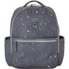 On-The-Go Backpack, Grey Twinkle - Diaper Bags - 1 - thumbnail
