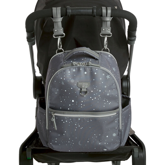 On-The-Go Backpack, Grey Twinkle - Diaper Bags - 5